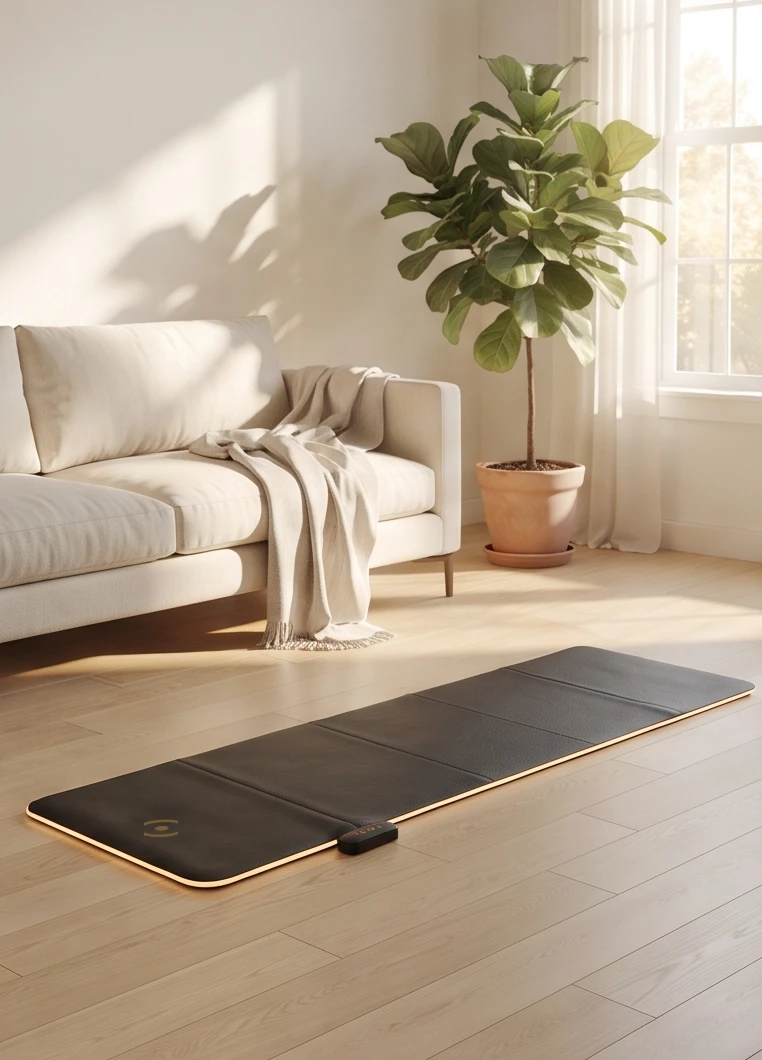 The X.O.B.I. mat in a bright living room